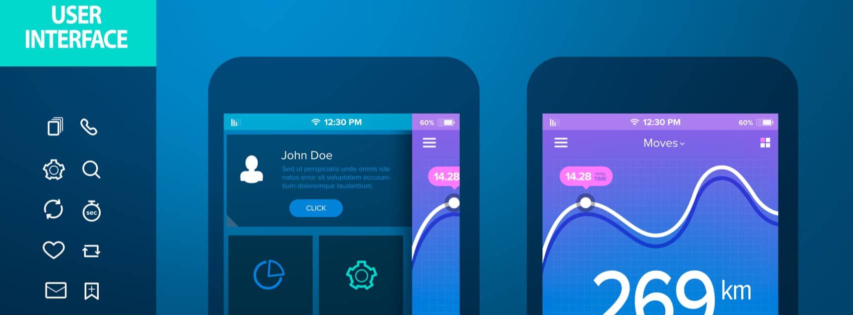 mobile user interface designs