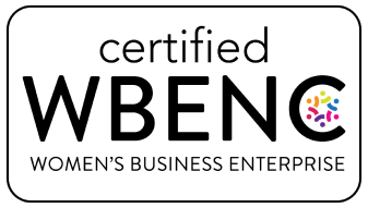 WBENC Women's Business Enterprise and Woman-Owned Small Business certification seal