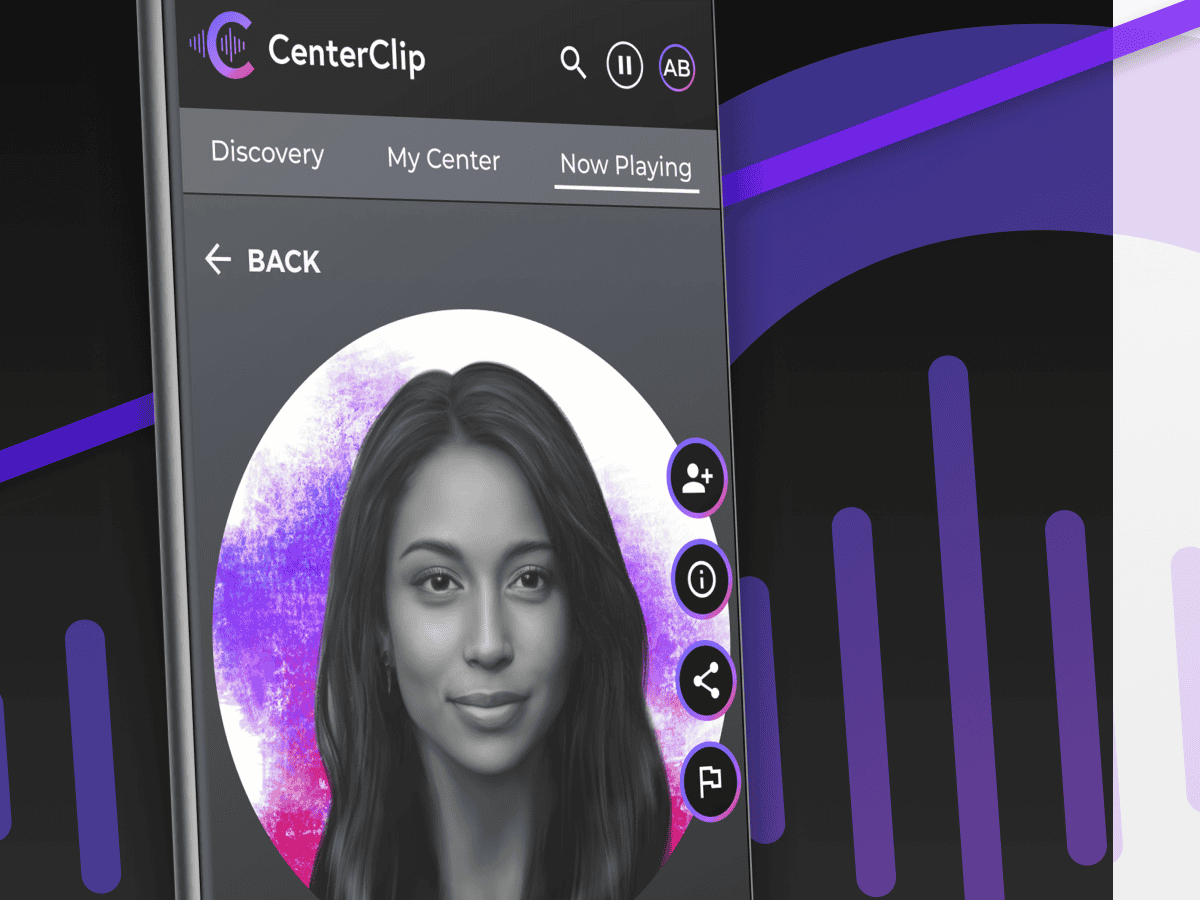 A close-up screenshot from CenterClip.