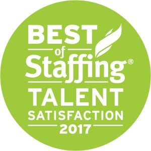 Best of staffing talent satisfaction 2017